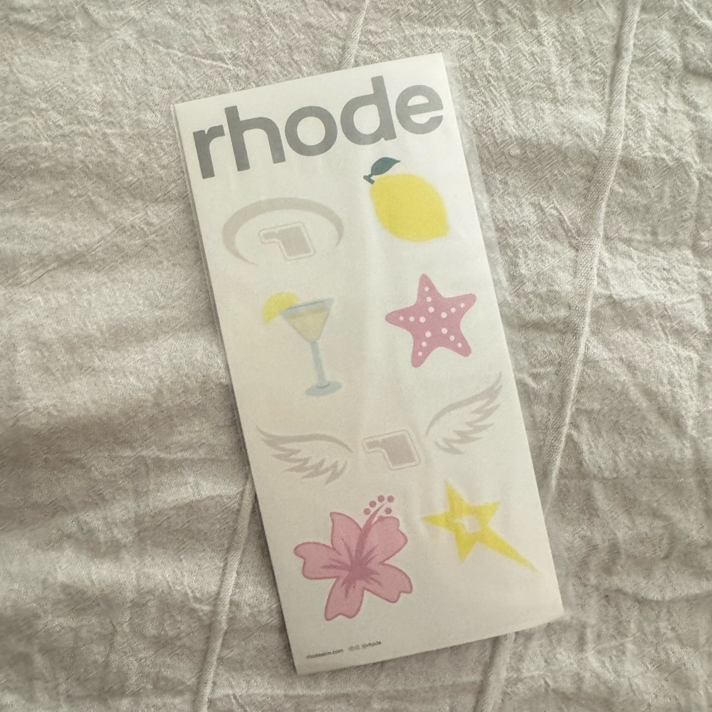 rhode temporary tattoos